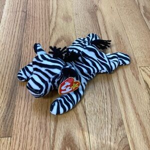 Vintage 1995 Ziggy The Zebra Ty Beanie Baby Plush